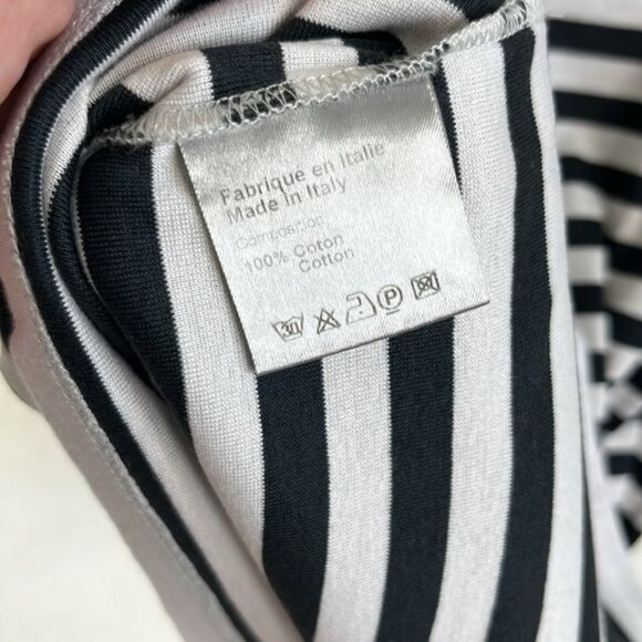 Dior SS 07 Striped Tank Top PFW Made Italy Hedi Slimane - Picture 9 of 10